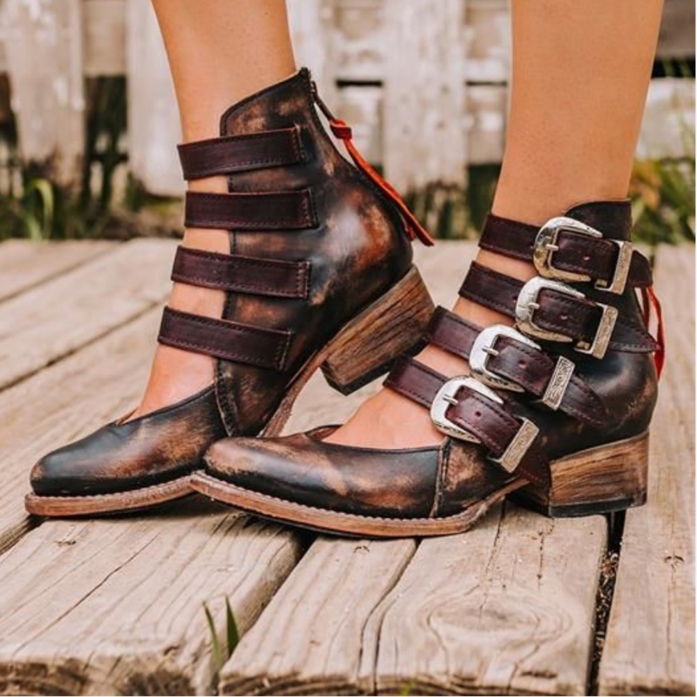 7 Scarlett Black Freebird Boots